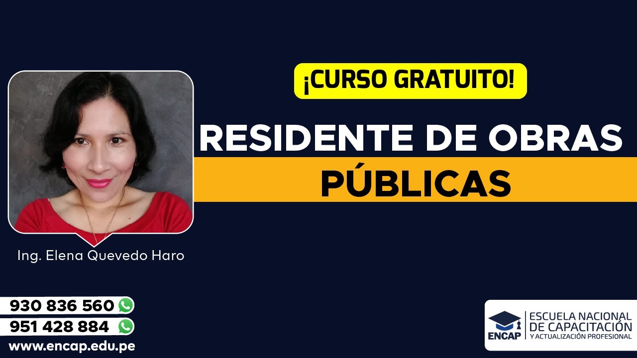 CURSO: RESIDENTE DE OBRAS PÚBLICAS 2025