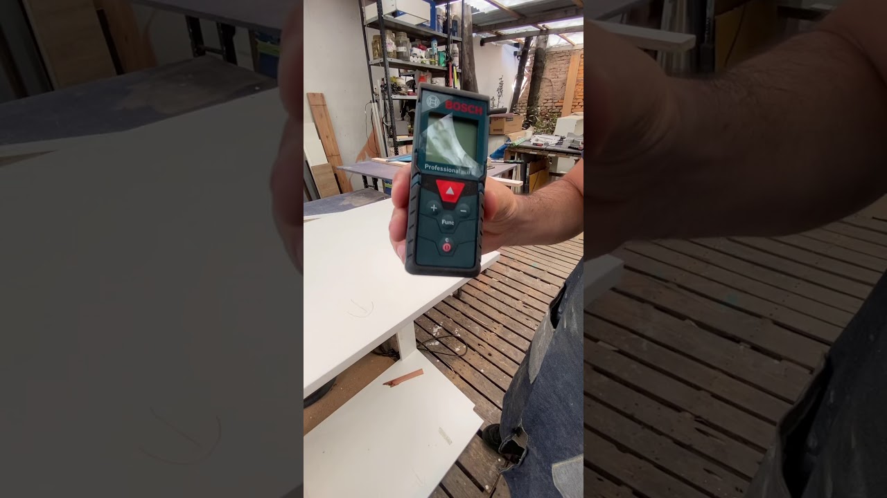 Tomar medidas con medidor laser