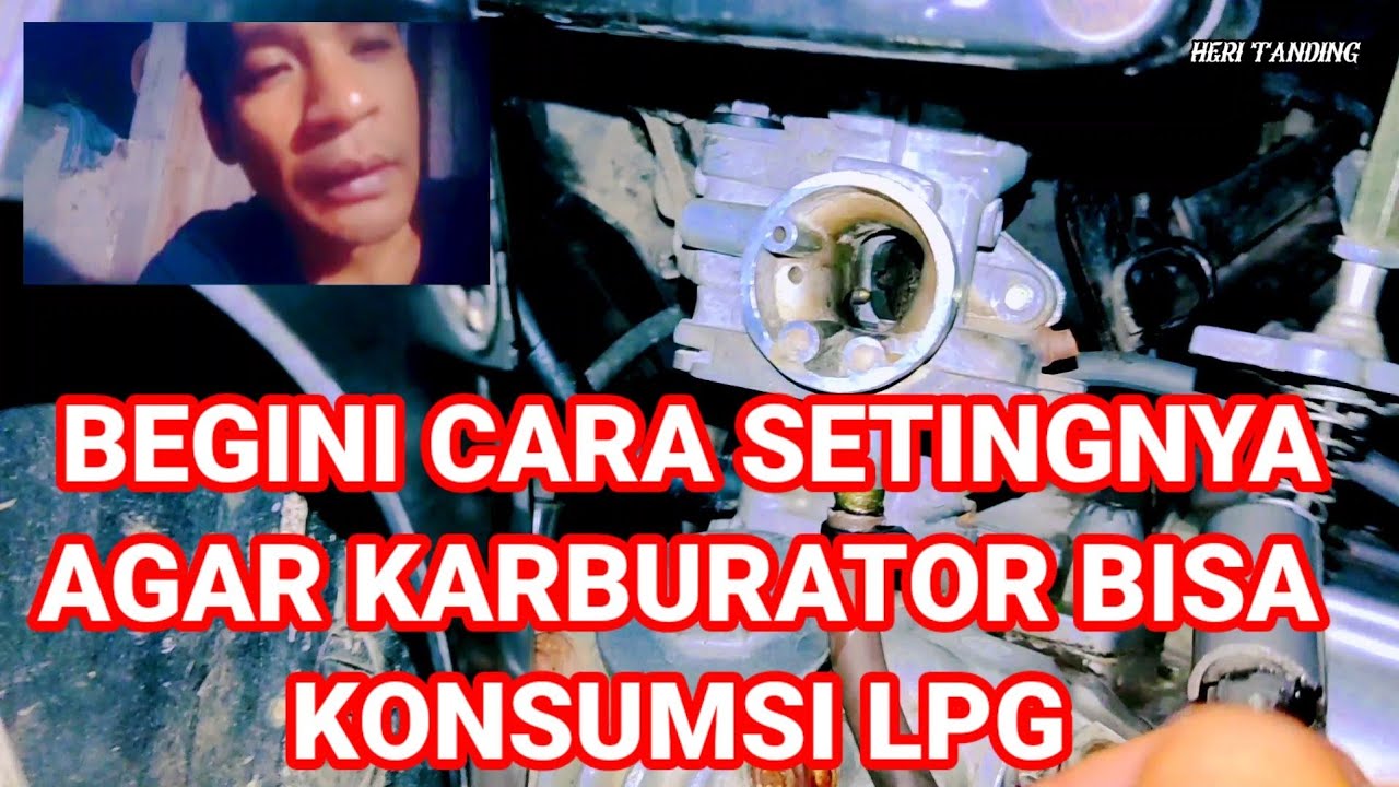 Cara seting karburator setelah diubah menjadi konverter kit agar bisa konsumsi gas elpiji/LPG 3 Kg