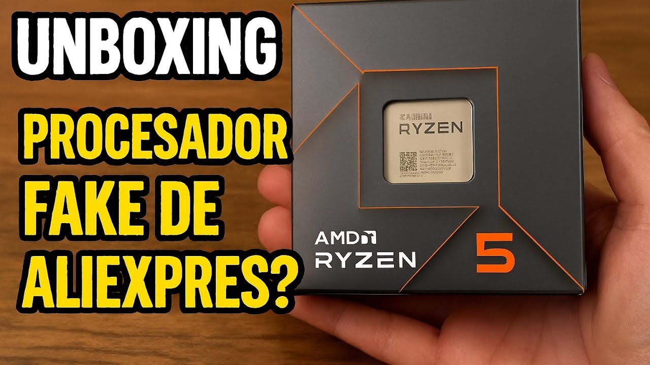 Ryzen 5 7600x de Aliexpress 😱. ¿Original O Copia ⁉️
