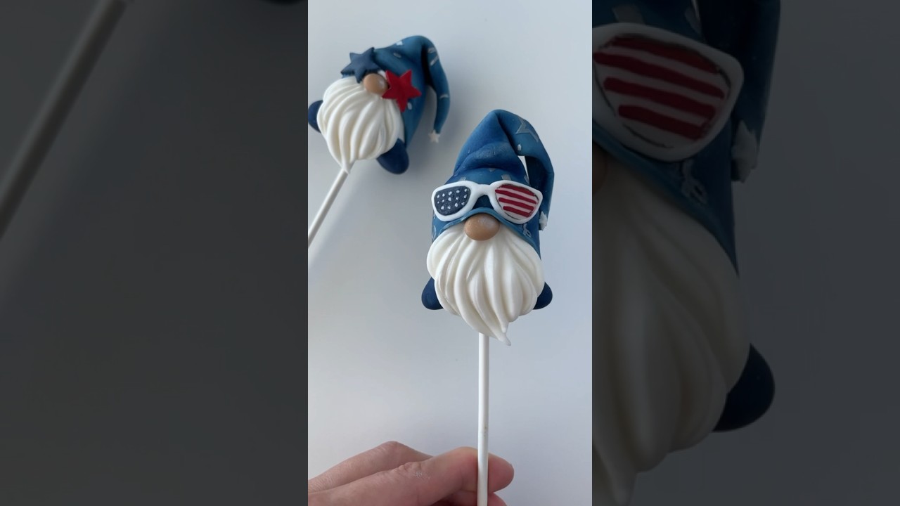 Memorial Day Gnome Cake Pops