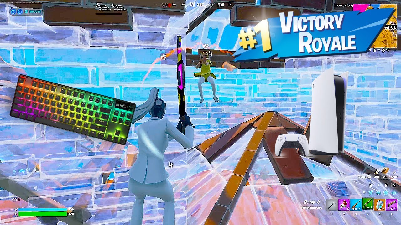 Fortnite Reload on Ps5 | Keyboard & Mouse Gameplay | 120 FPS