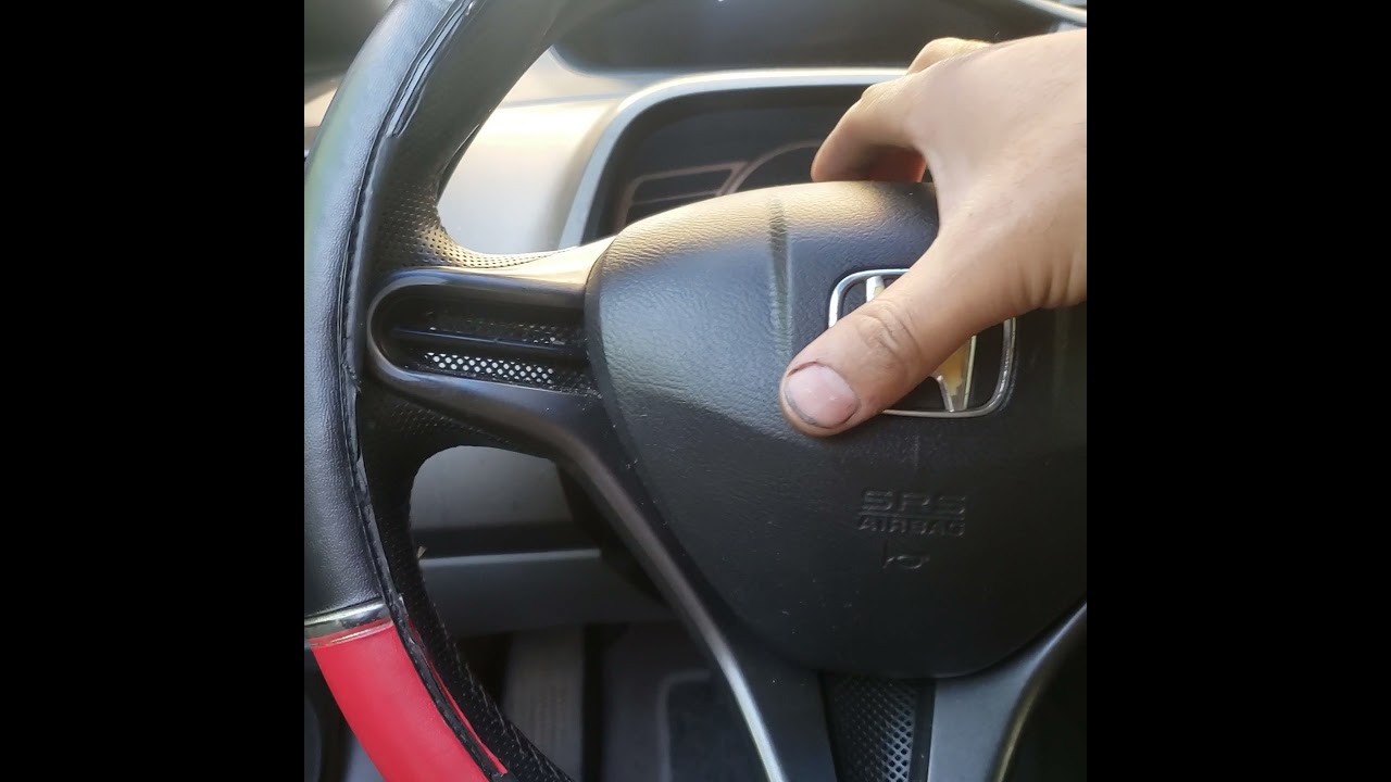 como trocar a bolsa do airbag Honda Civic