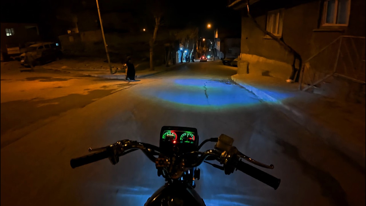 RIDE AT NIGHT IN NEIGHBOHOODS |CG 125 [4K]