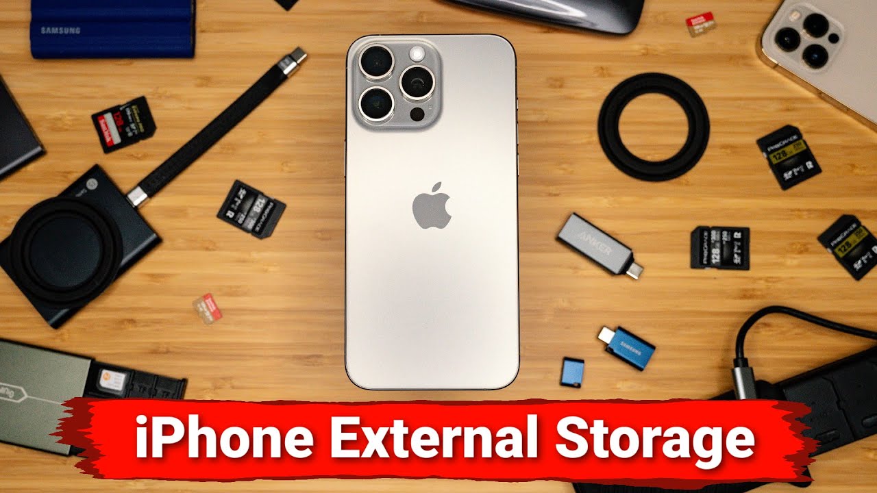 iPhone 15 Pro | Внешние решения для хранения данных ProRes