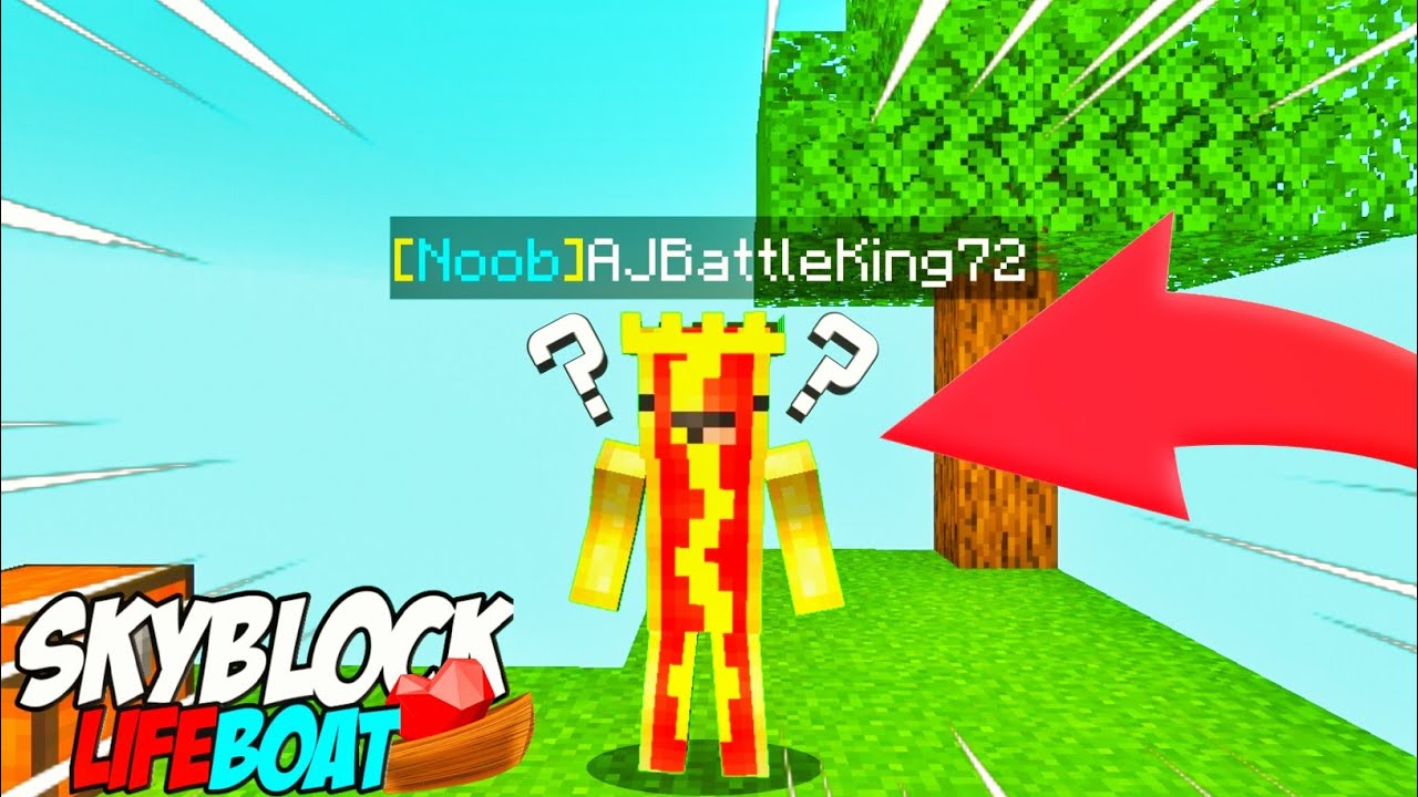 IM A NOOB in lifeboat Skyblock (MCPE)(EP:1)