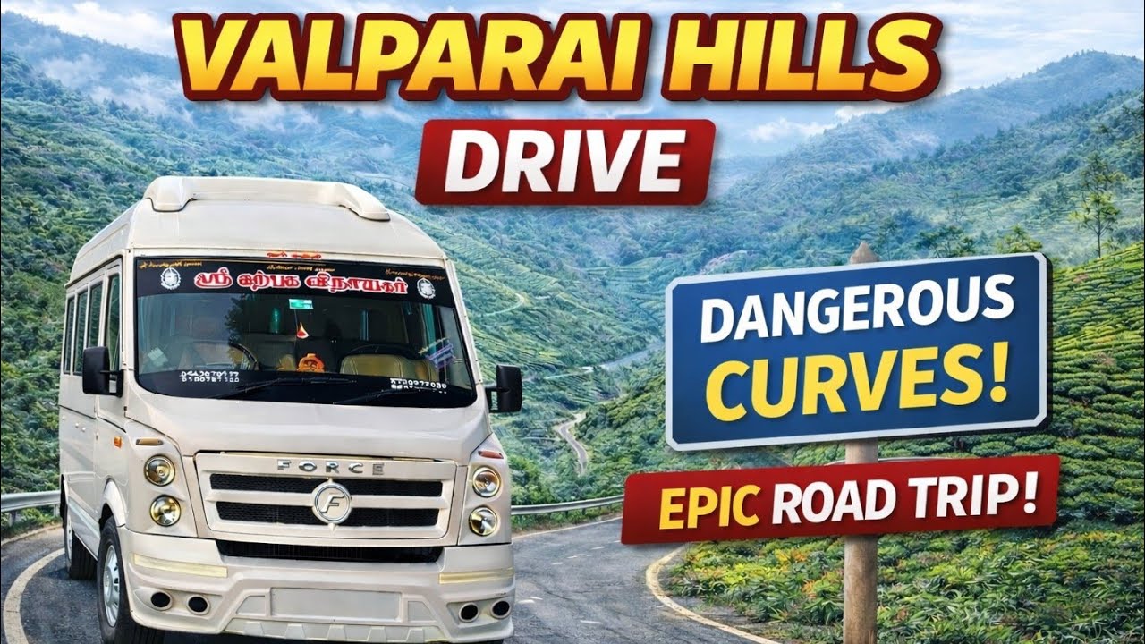 ஒவ்வொரு திருப்பமும் ஒரு சொர்க்கம்😍 | மேகங்கள்,தேயிலை தோட்டங்கள் &Valparai Hills Drive🌿#viral #travel