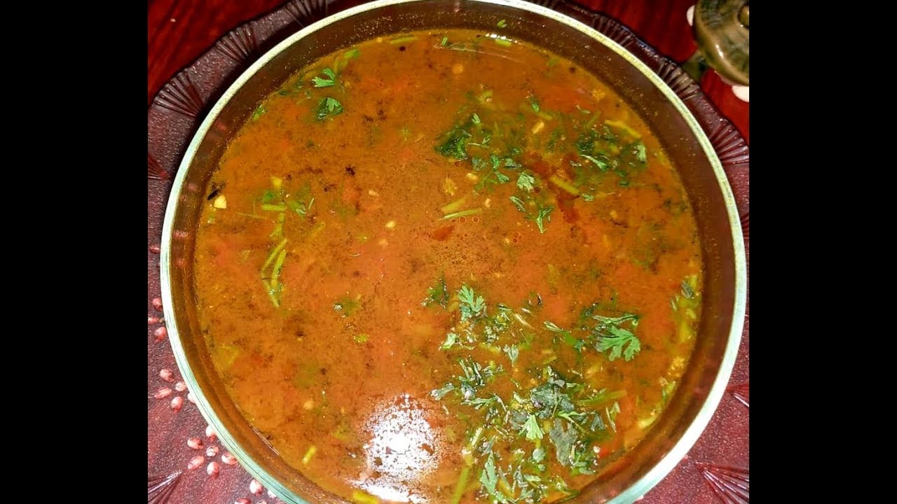 Basic Rasam Recipe by cooking with Girija/South Indian Basic Rasam Recipe