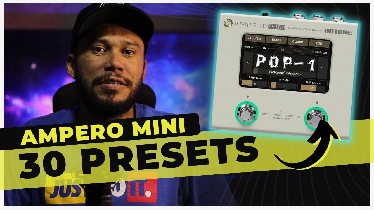 AMPERO MINI // PRESETS - WORSHIP, DRIVE, CLEAN, AMBIÊNCIA, DOTTED, HI GAIN E MUITO MAIS! 🔥