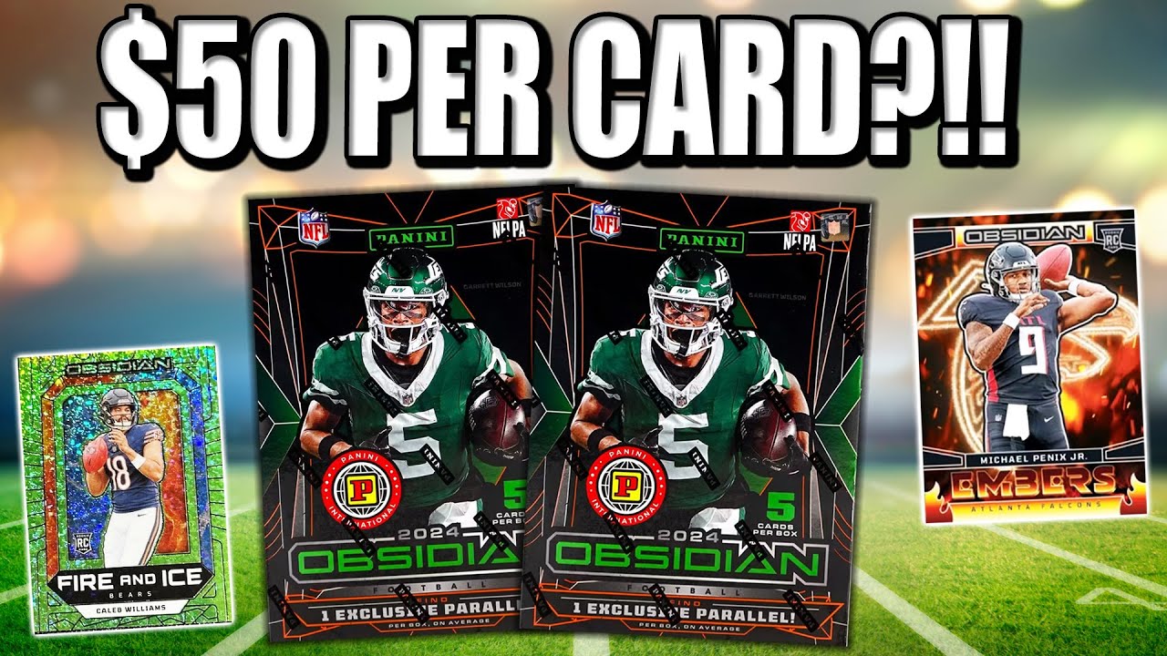 50 долларов за карту! | Обзор Panini Obsidian NFL International Box 2024
