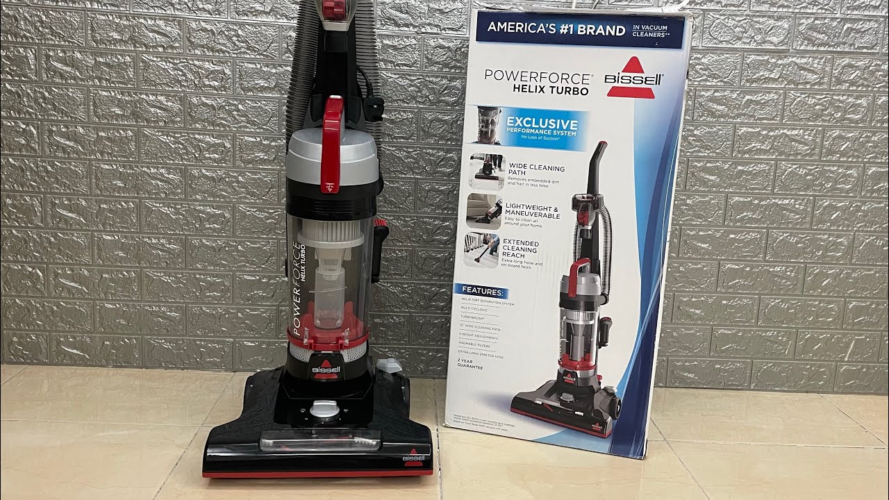شرح مفصل عن مكنسة بيسل بور فورس هيلكس تربو  (Bissell power force helix turbo)