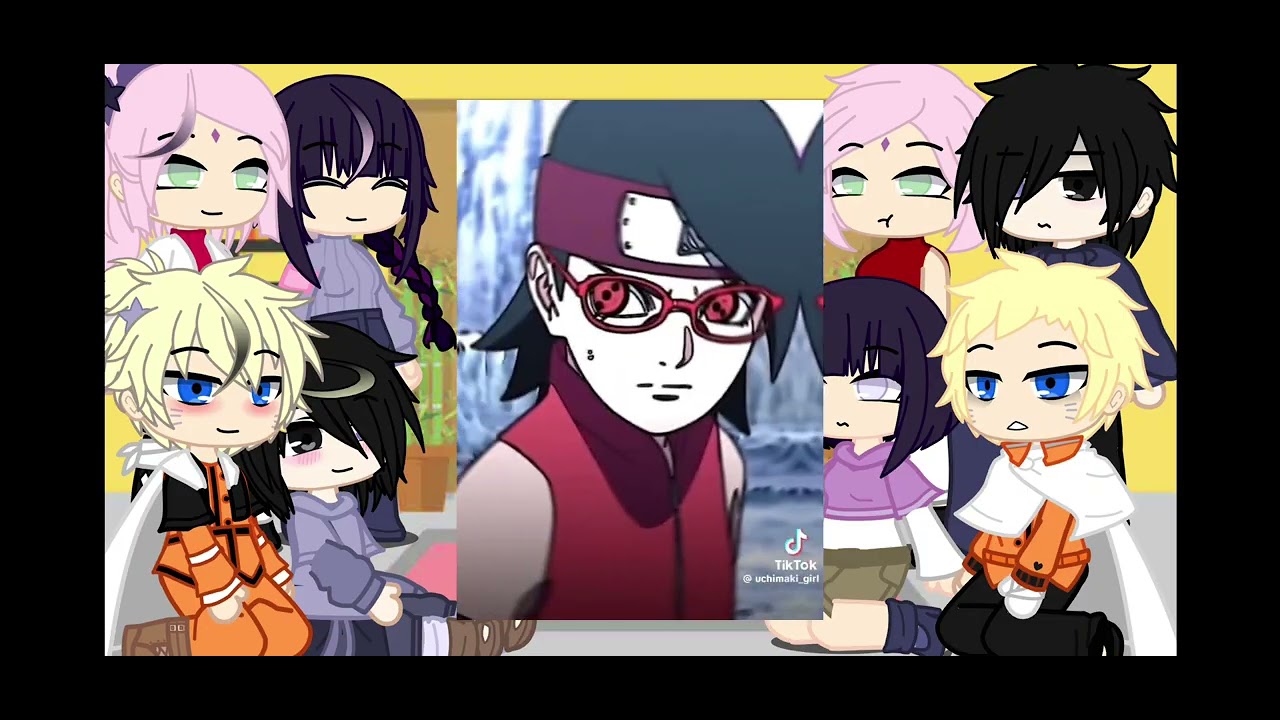 Los adultos de Boruto y mi ua reaccionan a las familias #narusasu #sakuhina #sasusaku #naruhina 