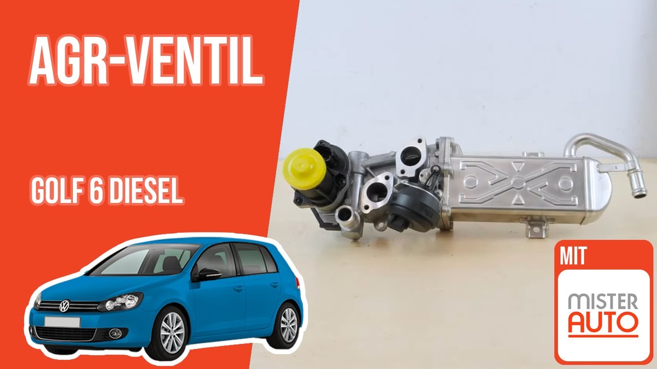 Wie Golf 6 1.6 TDI AGR-Ventil wechseln ♻️