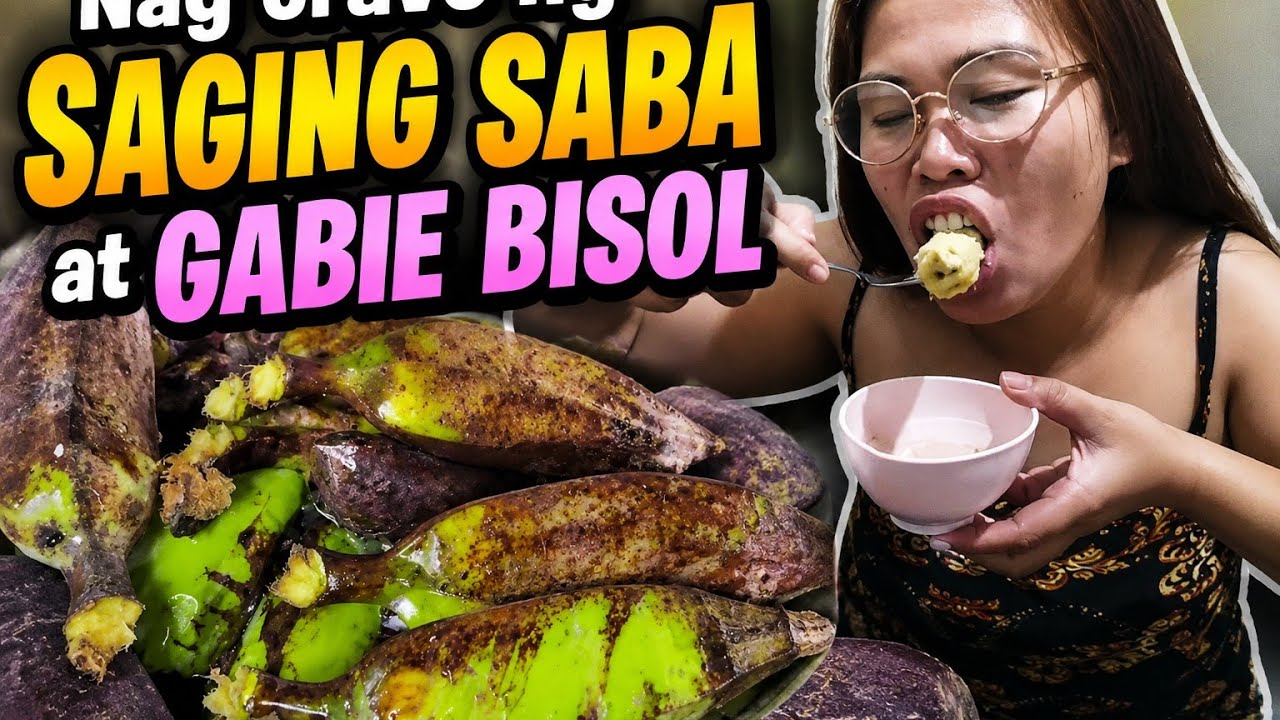 Nilagang Saging Saba at Gabi bisol #youtubevideo #sagingsaba # nilagangsaging #MsMichelle