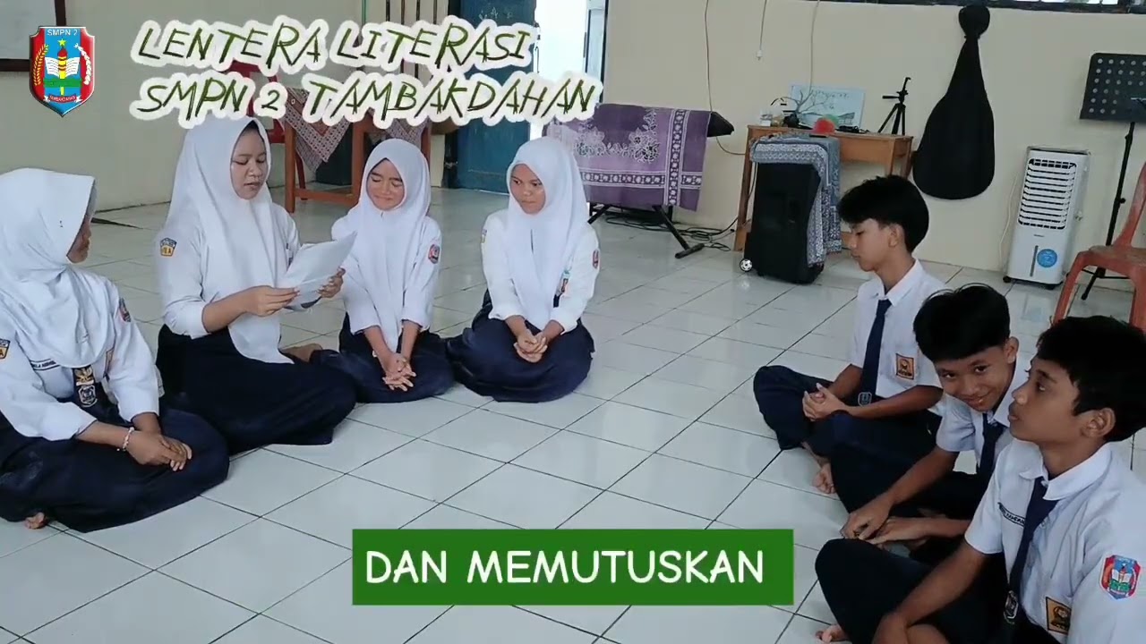 Literasi SMPN 2 Tambakdahan kelompok Ibu Oza 