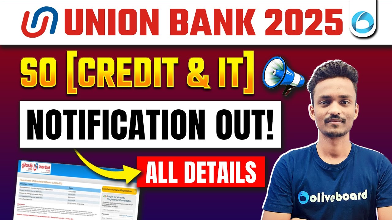 Union Bank SO Recruitment 2025 | 500 Vacancies | Eligibility, Exam Pattern & Selection Process