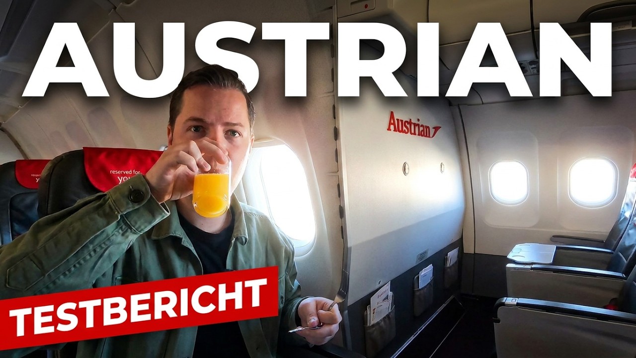 Austrian Airlines Business Class auf der Kurzstrecke im Test: Ist es das Geld wert?