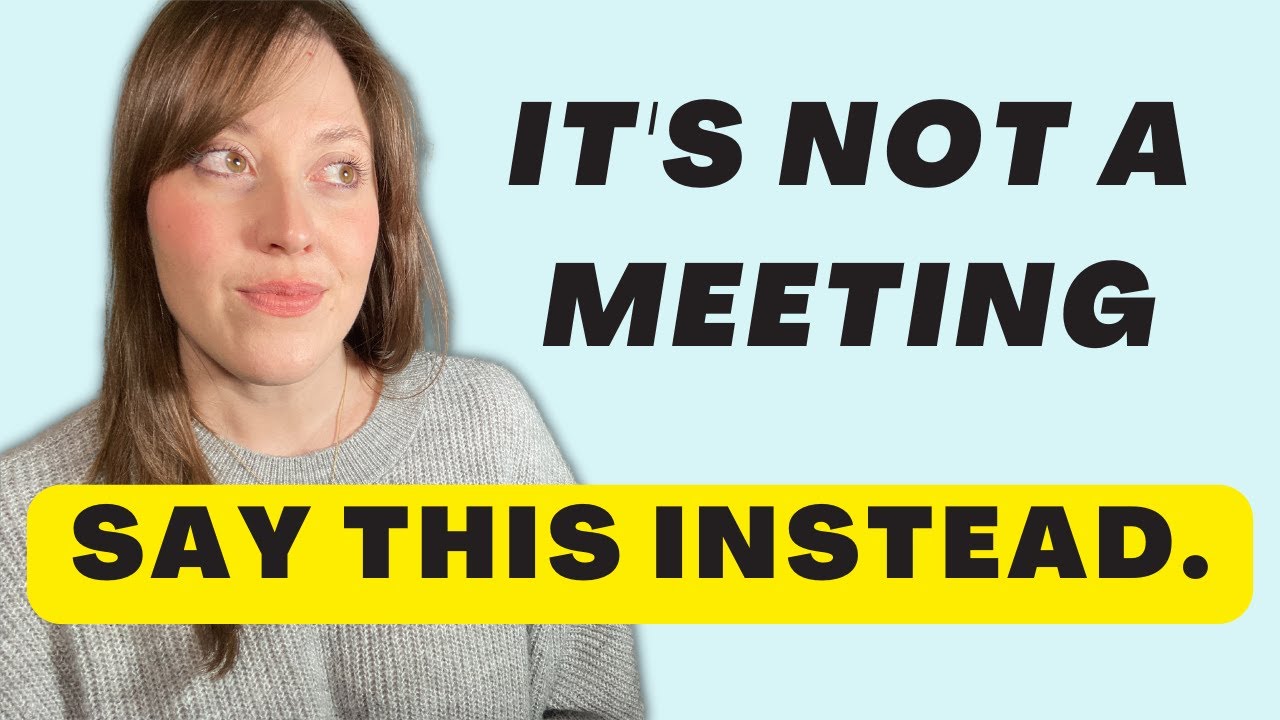 English lesson in 3 minutes + PDF | Common mistake: meeting or get-together? #learnenglish