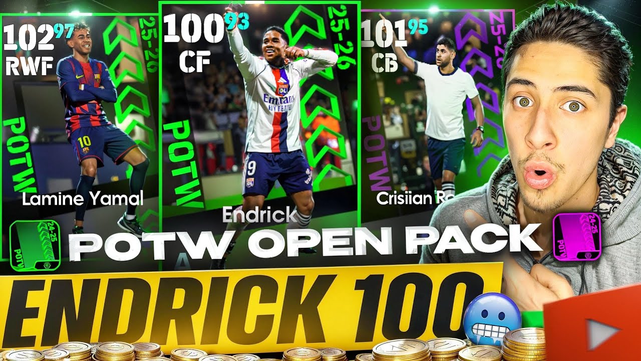 VANIHOYAT POTW PACKLARINI OCHDIM🔥 ENDRICK 100 JINNI BOLA🥶 efootball mobile 2026