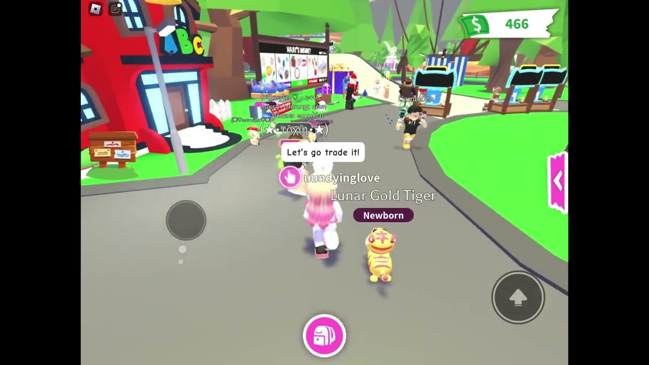 Adopt Me! TRADING A LEGENDARY LUNAR GOLD TIGER BOX #adoptme #lol #funny #candy