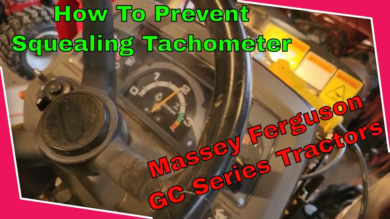 Как предотвратить скрип тахометра | Тракторы Massey Ferguson серии GC