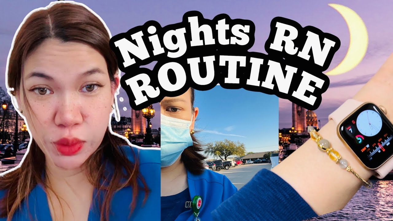 MY ROUTINE AS A NIGHT SHIFT NURSE/MED SURG TELE (FILIPINO RN USA) / 2022 JHAMLI
