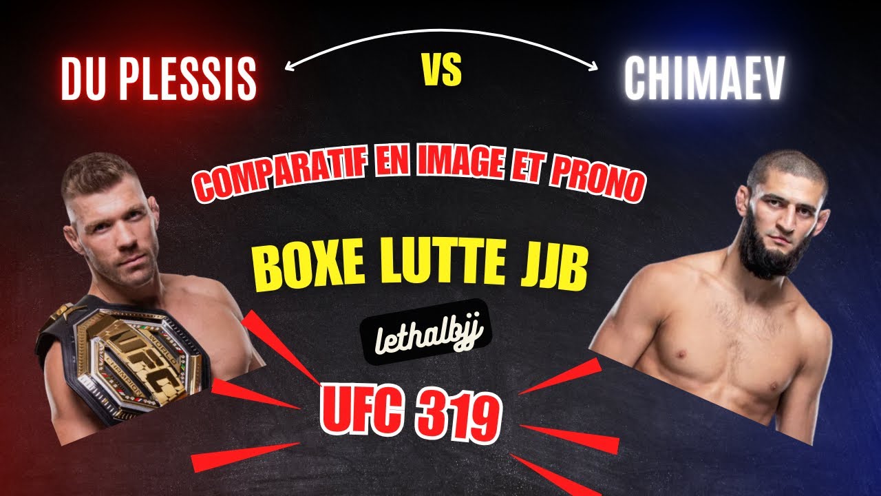 Du Plessis vs Chimaev | PRONO, ANALYSE des FORCES et FAILLES | COMPARATIF Boxe Lutte Sol | UFC 319