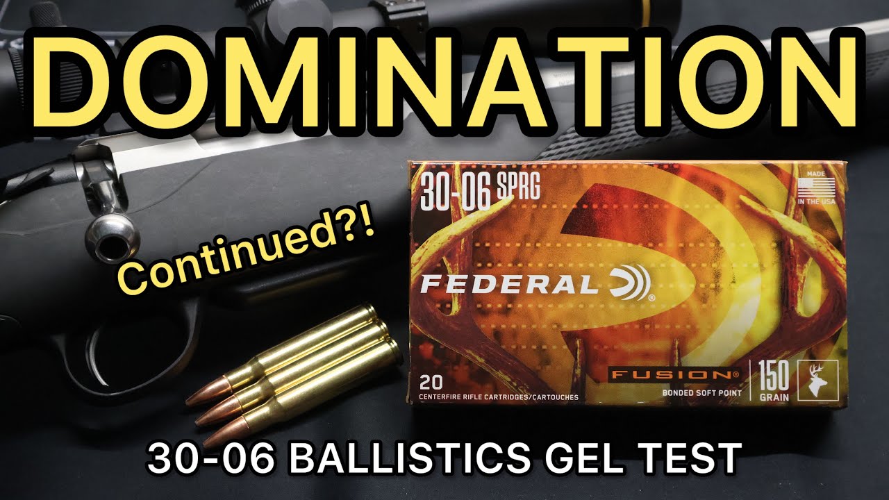 КОРОЛЬ БОЕПРИПАСОВ!? 30-06 150 гран, тест гелевых патронов Federal Fusion Ballistics