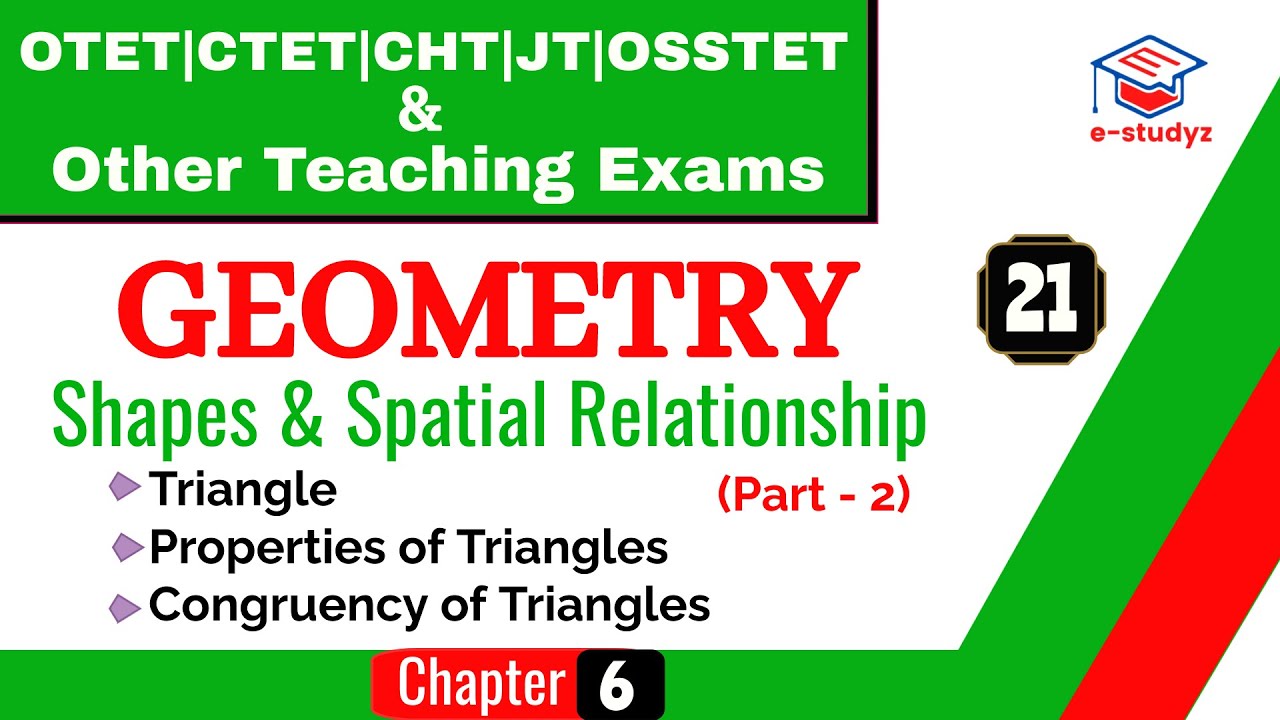 Triangle, Properties of Triangle | Geometry Class For OTET,CTET,JT,CHT and other teaching exams