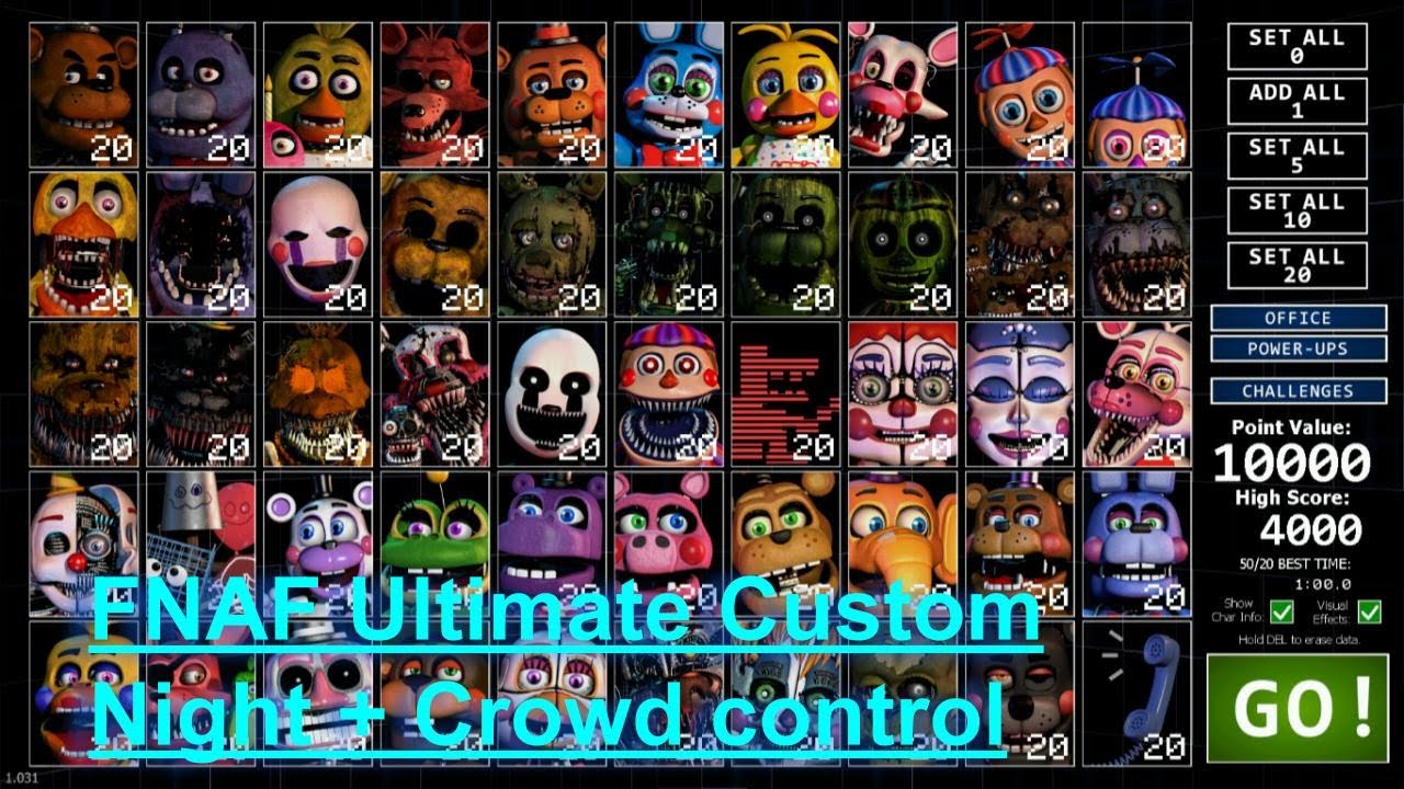 FNAF Ultimate Custom Night + Crowd Control:  Was it worth it? FNAF Crowd Control Discussion