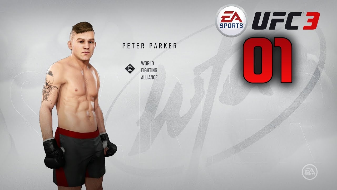 Zagrajmy w UFC 3 | KARIERA | odc. 1 | Peter Parker, zapaśnik od małego ;)