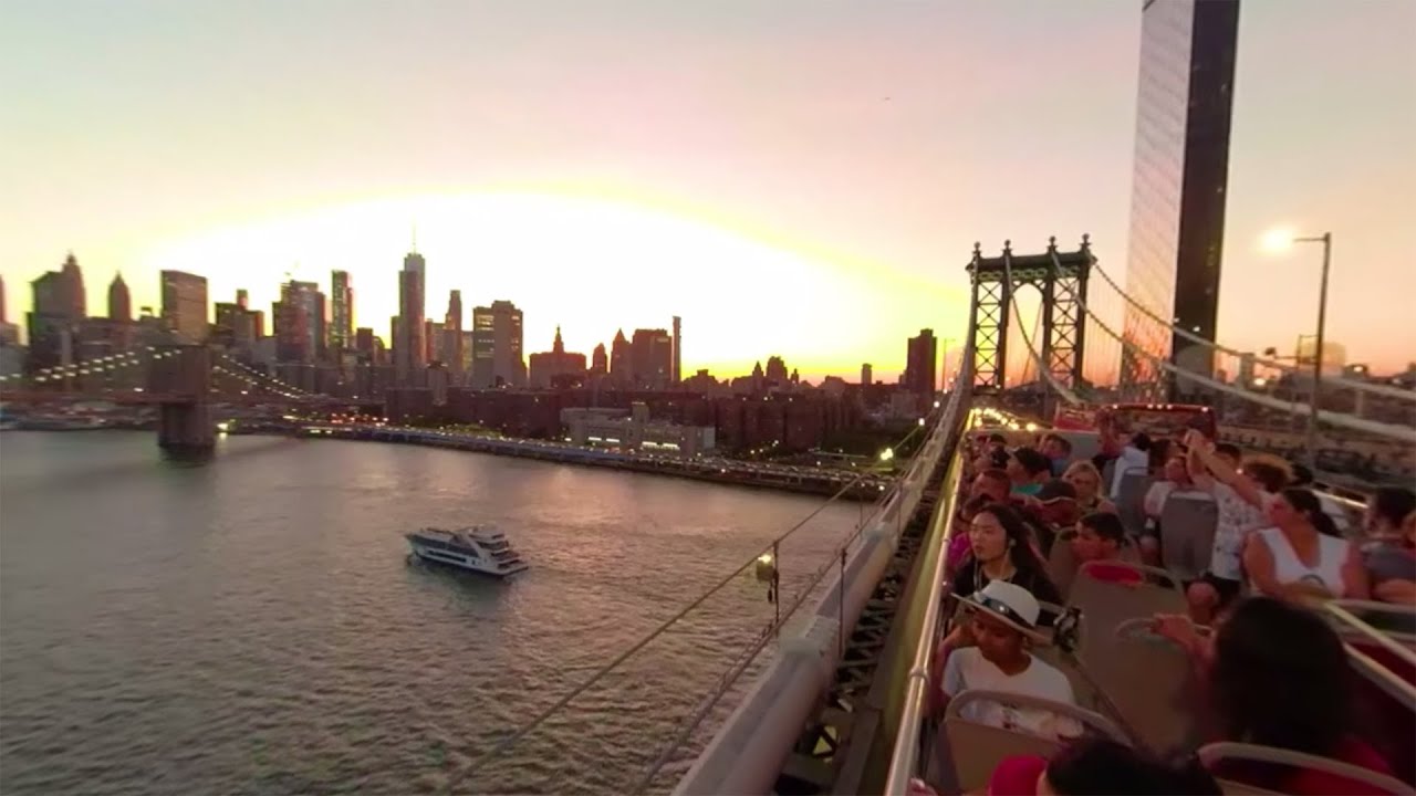 Viator Originals 360° | Open-Air Bus Tour of New York City at Night