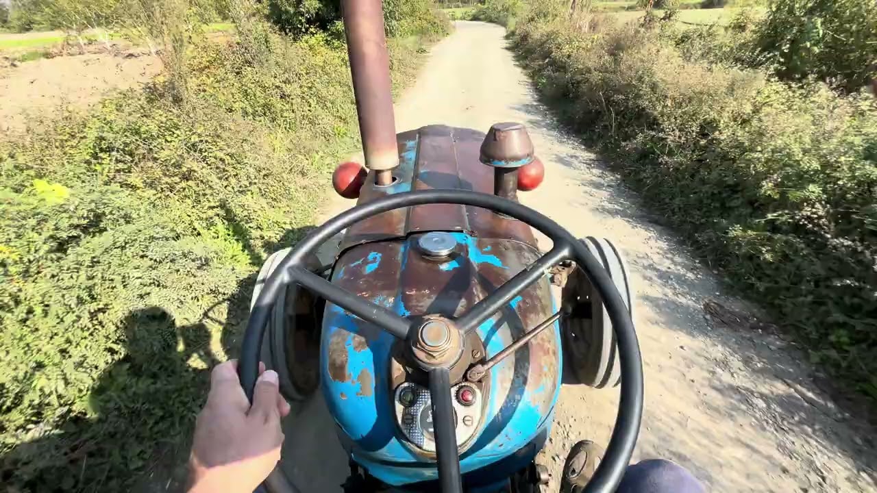 Oldboy Fordson Dexta in Action: A Day of Field Plowing. Part I