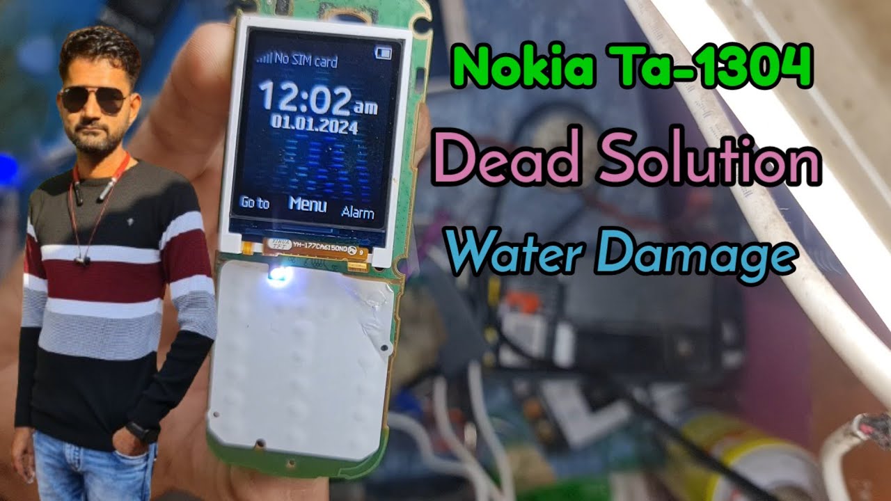 Nokia TA-1304 Dead Solution | Water Damage