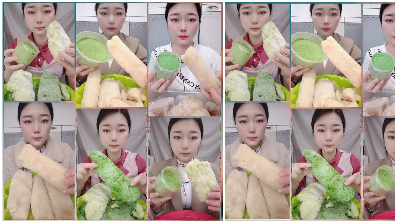 Refrozen Buckwheat Ice Eating Matcha Powder