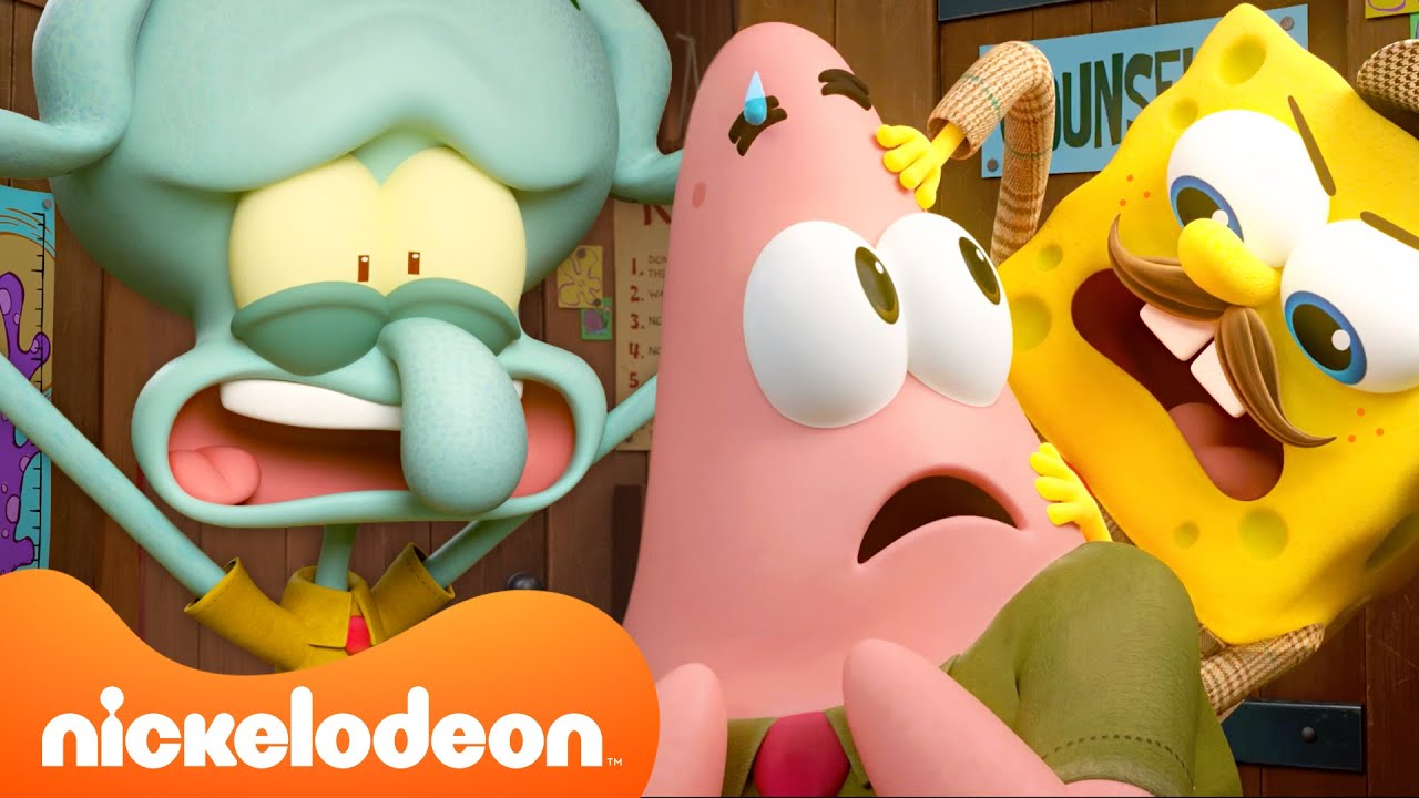 Koralowy ob&oacute;z | Opiekun Squidward z Kamp Koral potrzebuje terapii przez 60 minut!! | @Nicktoons