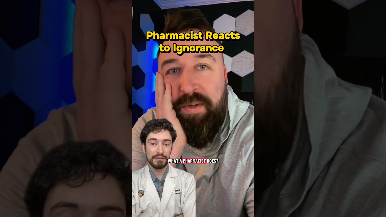 ‼️ Being a Pharmacist is NOT A REAL JOB?!? Actual pharmacist reacts #pharmacy #pharmacist