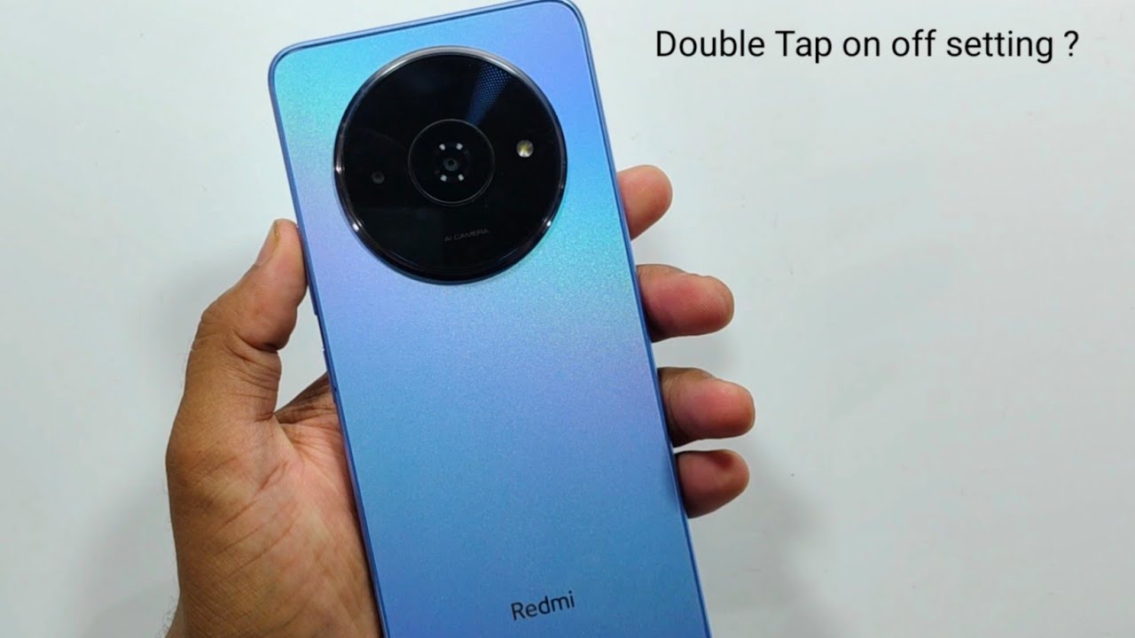 Redmi A3 Double Tap Screen On Off Setting ? Redmi A3 Double Tap Screen on off kaise kare