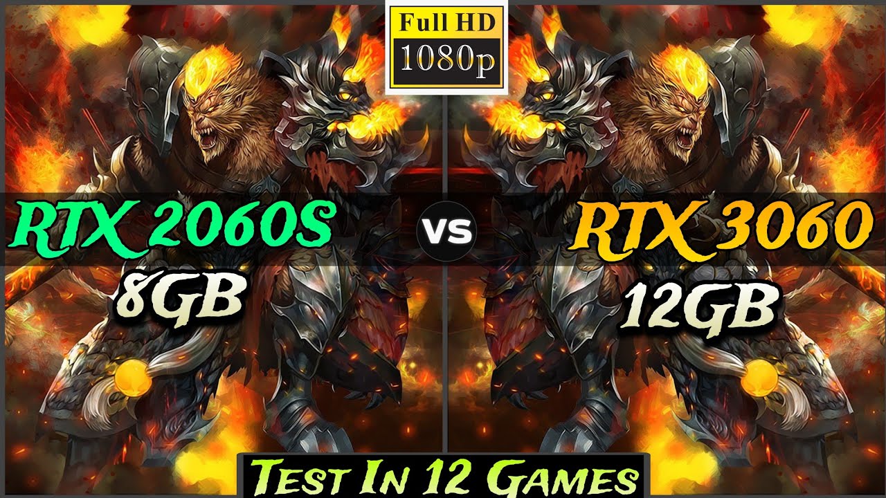 RTX 2060 Super vs RTX 3060 - Test In 12 Games - 1080p