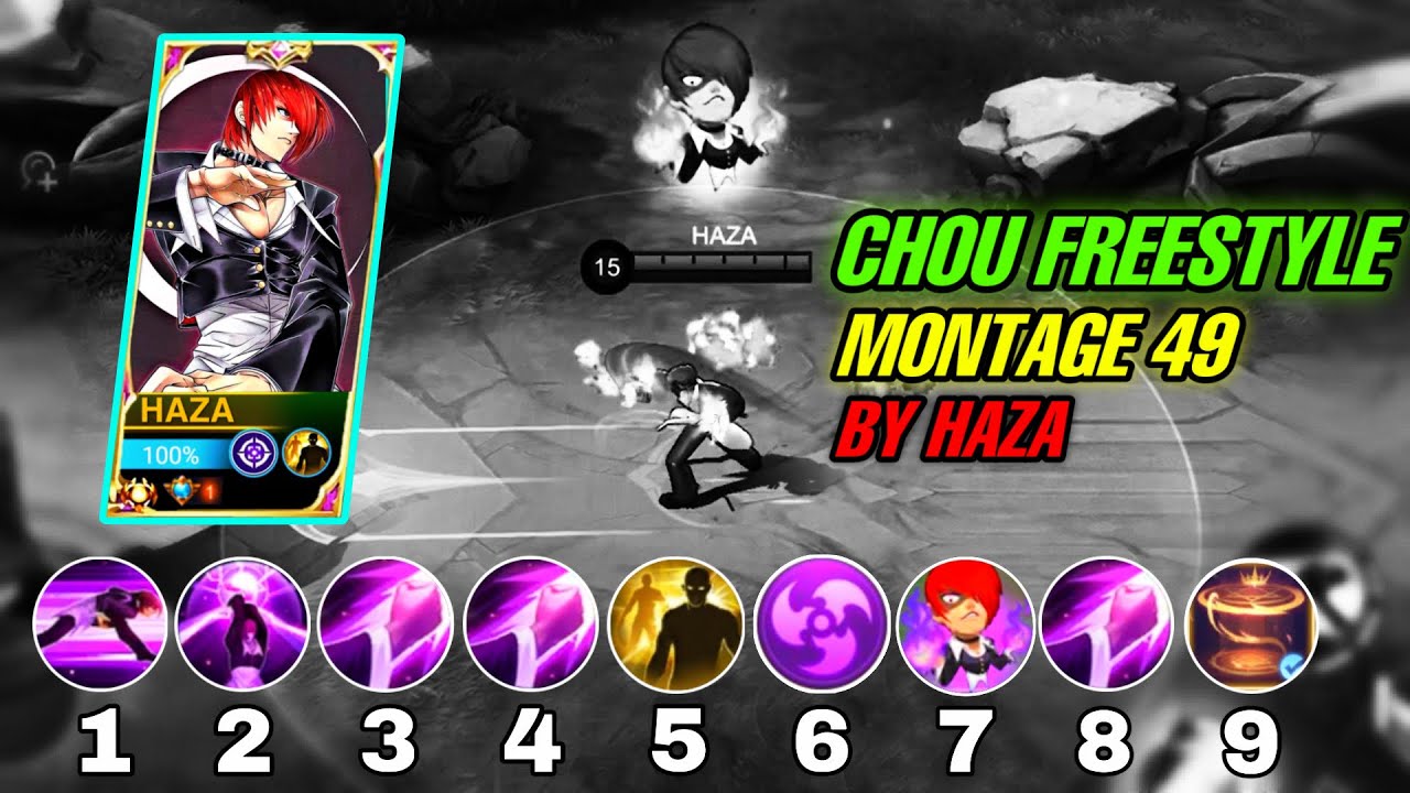 CHOU MONTAGE FREESTYLE 49 Outplay / Highlights / immune / Damage / Mobile Legends
