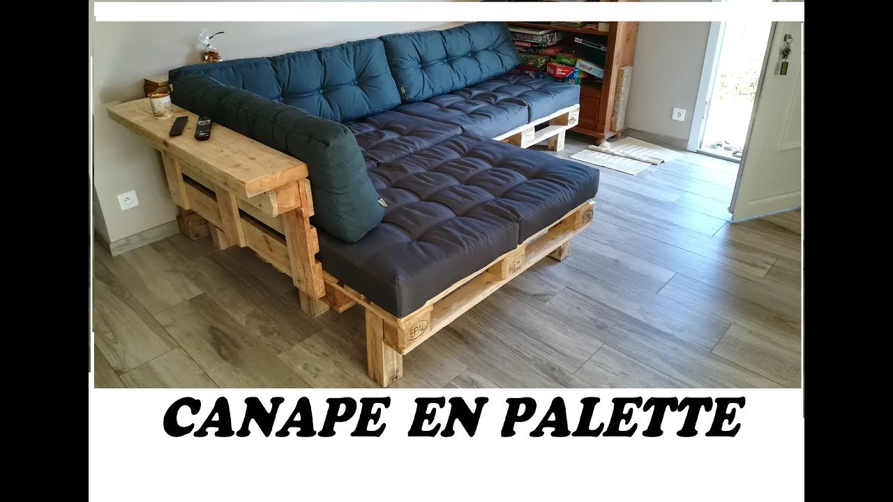 Faire son canapé d'angle en palette !!  economie!