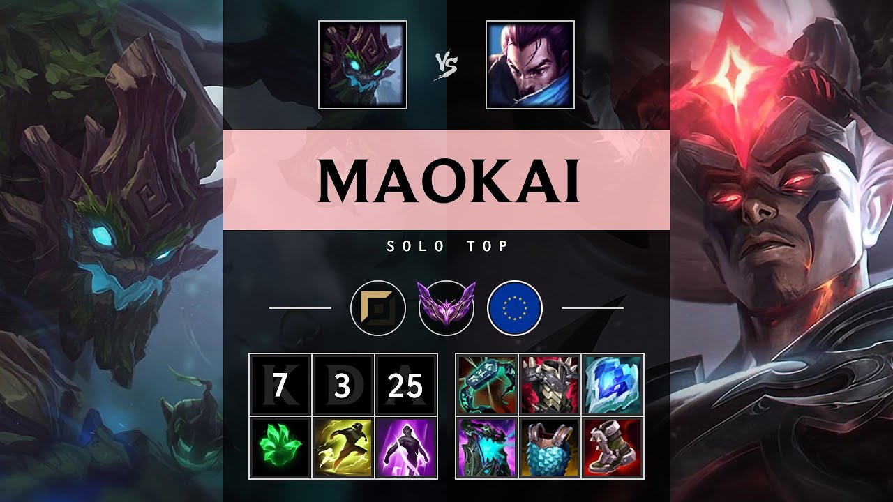 Maokai Top vs Yasuo - EUW Master Patch 25.21