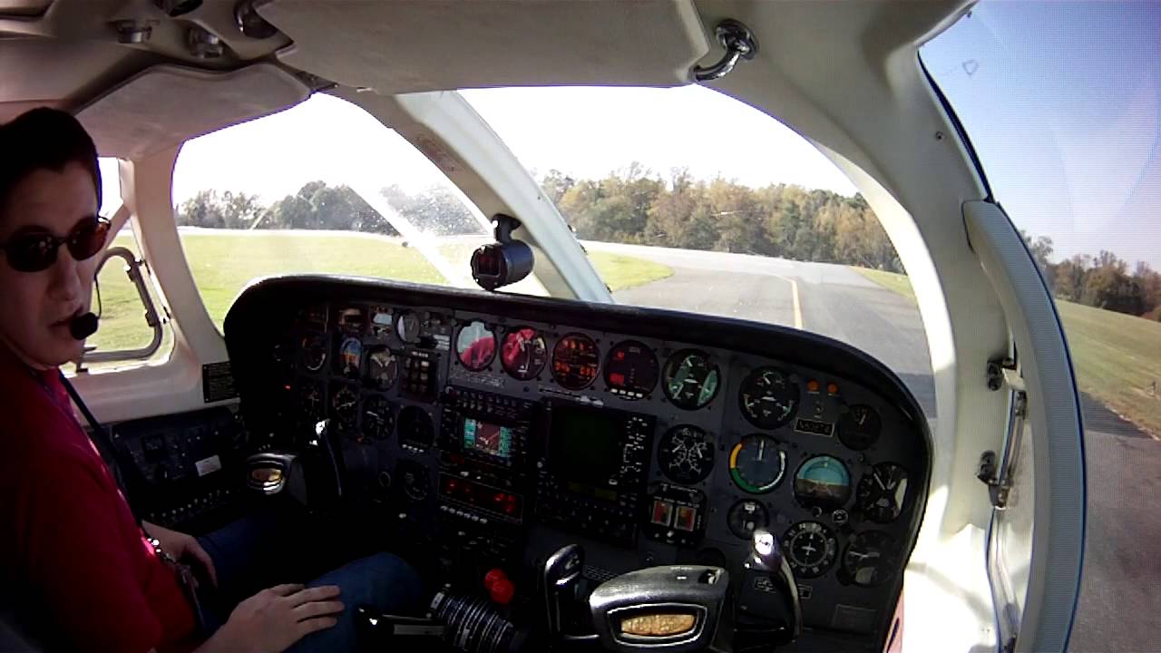 Cessna 340 - Startup, Departure, and Climb