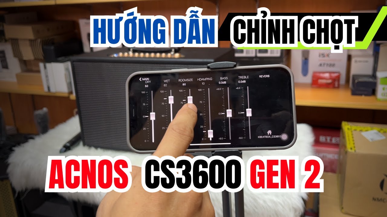 Đừng Bỏ Lỡ Mẹo Chỉnh Vang Số Loa Acnos CS3600 Cực Dễ!