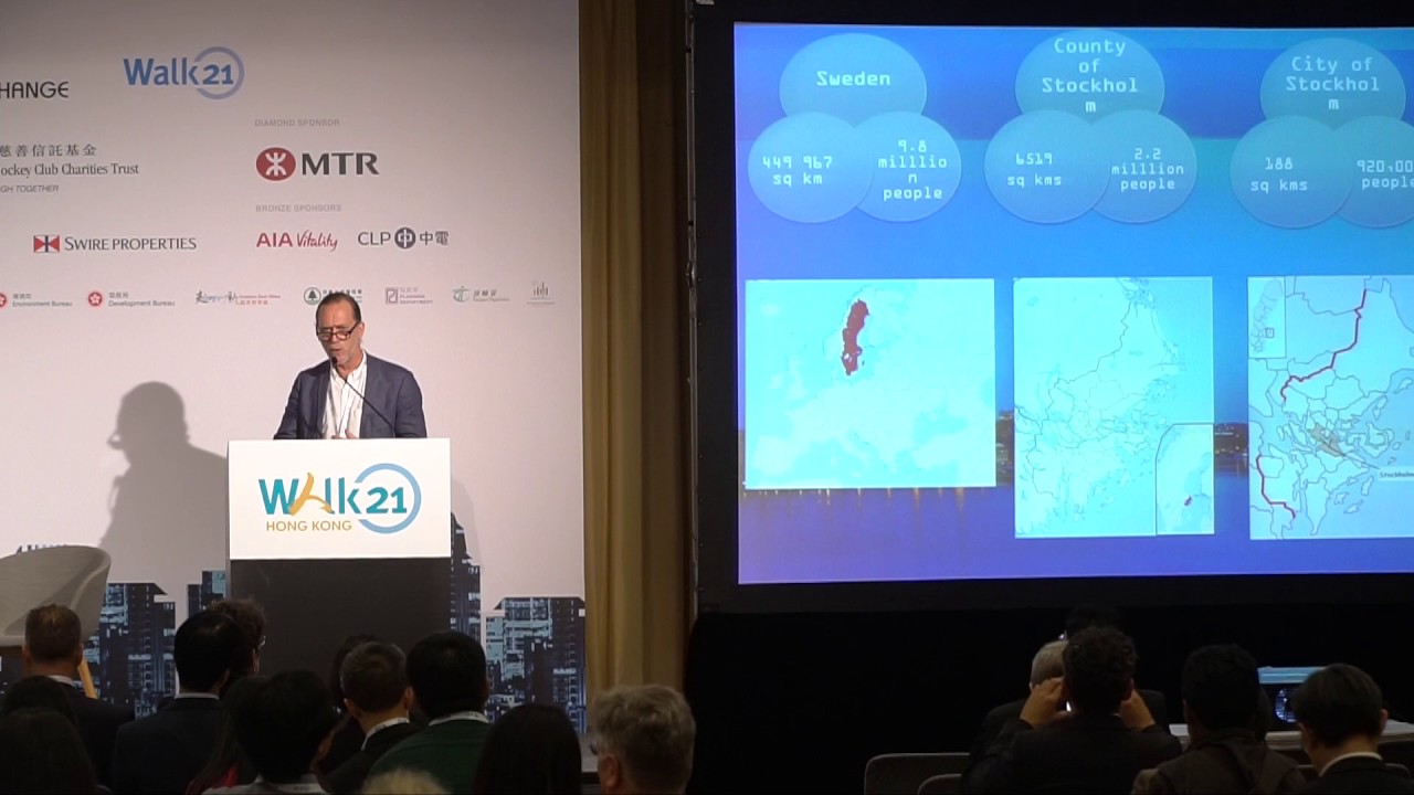 Walk21 Hong Kong Conference | Mr. Daniel Helld&eacute;n  | Day 1