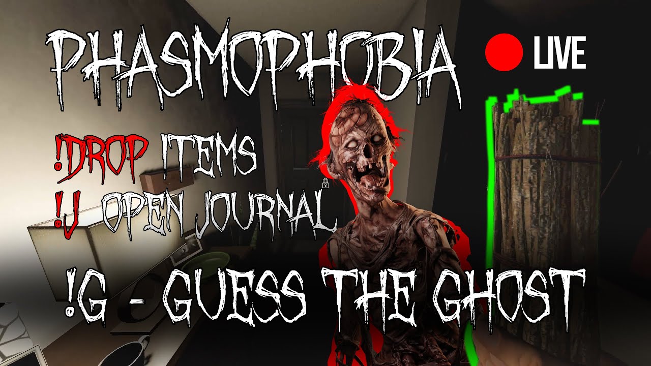 ⚡Interactive Phasmophobia! Use items & guess the ghost!