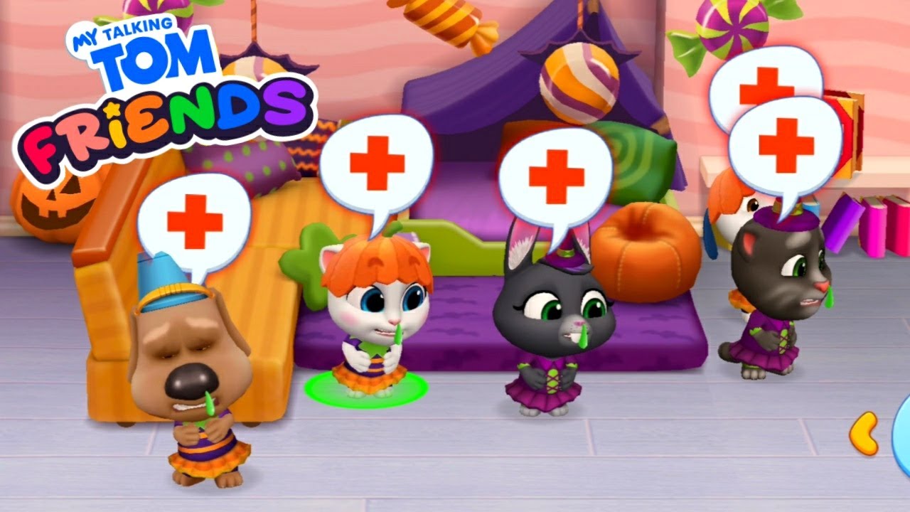 My Talking Tom Friends Spooky Halloween Update Gameplay Walkthrough Episode 180