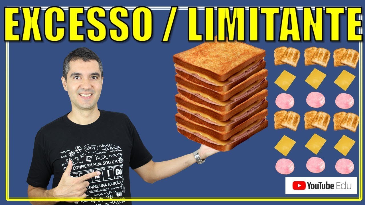 APRENDA DE UMA VEZ POR TODAS!!!! REAGENTE EM EXCESSO E LIMITANTE!