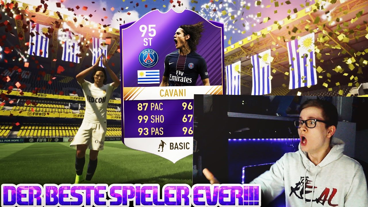 FIFA 17: BEST CARD IN FIFA! POTY 95 CAVANI! 🔥😱 (DEUTSCH) - ULTIMATE TEAM - SPIELER DES JAHRES!