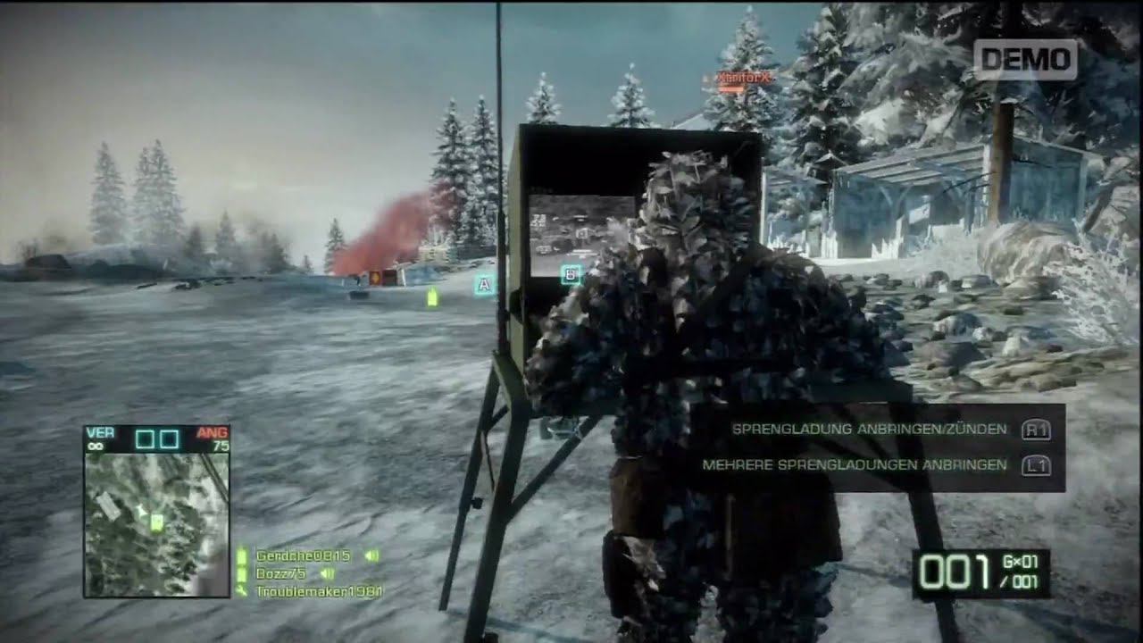 Battlefield Bad Company 2 - C4 and sniper Fun